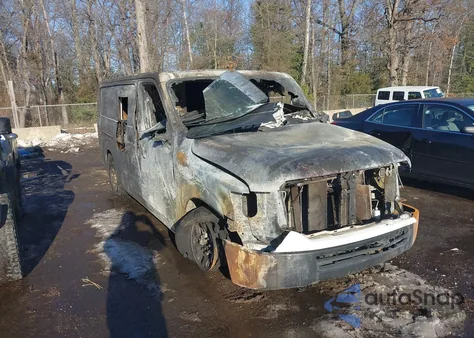 2021 Nissan Nv Cargo Nv1500 Sv Standard Roof V6 из США, поврежденный, VIN 1N6BF0KM1MN803526